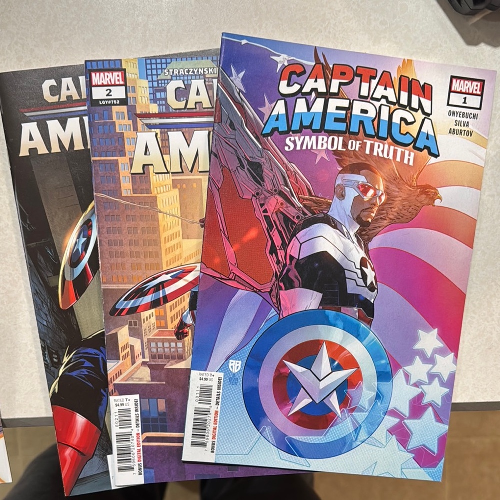 Captain America Comic Book Set